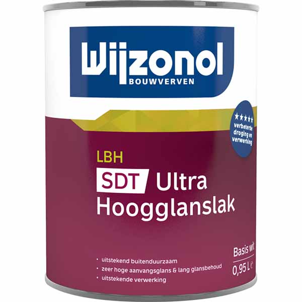 Wijzonol LBH SDT Ultra hoogglanslak in pot